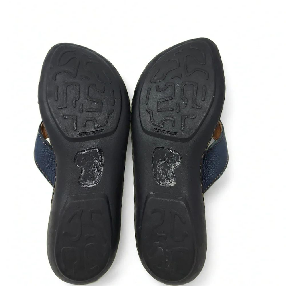 Børn Pinnacle Leather Thong Sandals Size 10 US 42 EU Minimalist Beachy